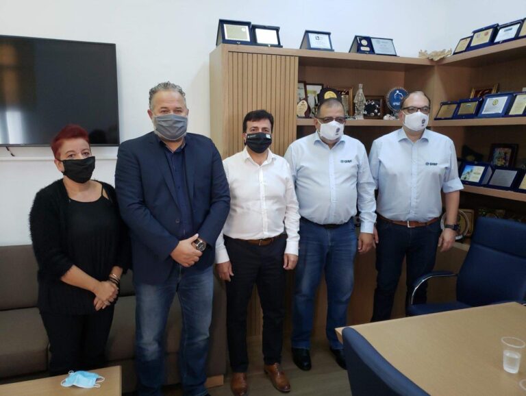 Επίσκεψη Ελληνικής Ομοσπονδίας Αθλητισμού Κωφών στον Αντιπεριφερειάρχη Ηρακλείου