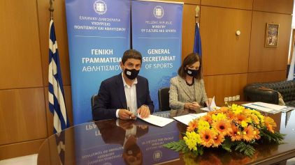 Μνημόνιο Συνεργασίας με το Κέντρο Κοινωνικής Δράσης και Καινοτομίας υπέγραψε ο Υφυπουργός Αθλητισμού