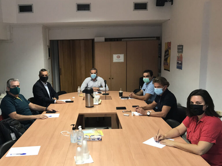 Στην Ομοσπονδία Επαγγελματιών, Βιοτεχνών και Εμπόρων ν. Ηρακλείου ο Χ. Μαμουλάκης