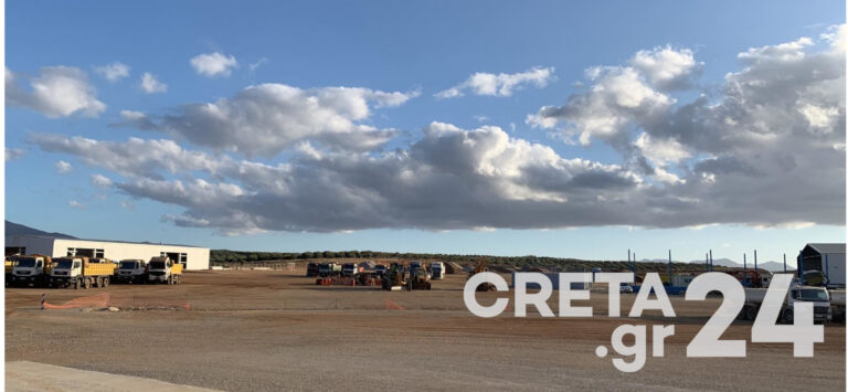 Εικόνες από το εργοτάξιο του νέου Διεθνούς Αεροδρομίου στο Καστέλι