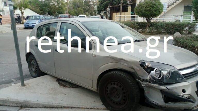 Ρέθυμνο: Τροχαίο τα ξημερώματα στο κέντρο της πόλης
