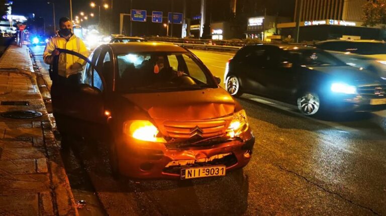 Καραμπόλα οκτώ οχημάτων σε κεντρική λεωφόρο