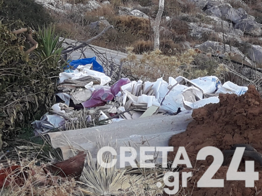 Ηράκλειο: Μετέτρεψαν αρχαιολογικό χώρο σε «μίνι» χωματερή (εικόνες)