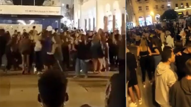 Κορωνοϊός: «Χαμός» χθες στη Θεσσαλονίκη – Συνωστισμός στην πλατεία Αριστοτέλους