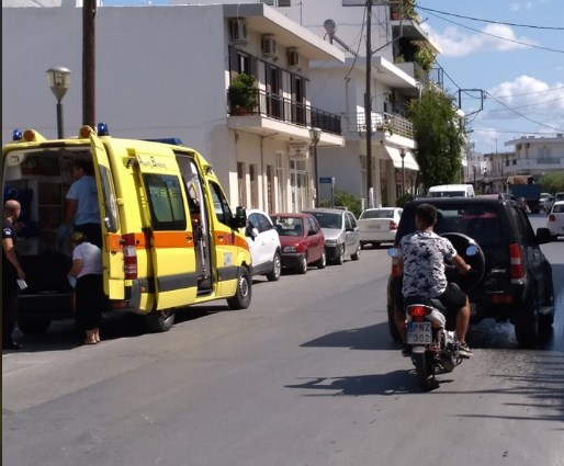 Ηράκλειο: Τραυματισμός ηλικιωμένου μετά από τροχαίο (εικόνες)