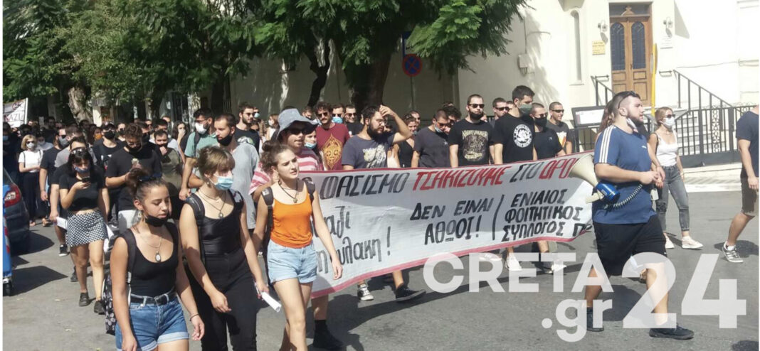 Καταδίκη του φασισμού σε όλη την Κρήτη (εικόνες)
