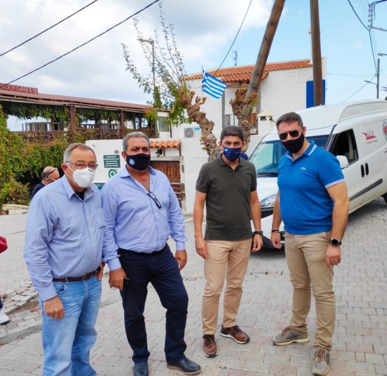 Στη Χερσόνησο για τις ζημιές από την κακοκαιρία ο Λ. Αυγενάκης