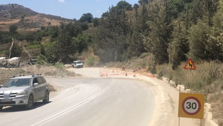 Κρήτη: Κλειστό θα παραμείνει τμήμα της επαρχιακής οδού