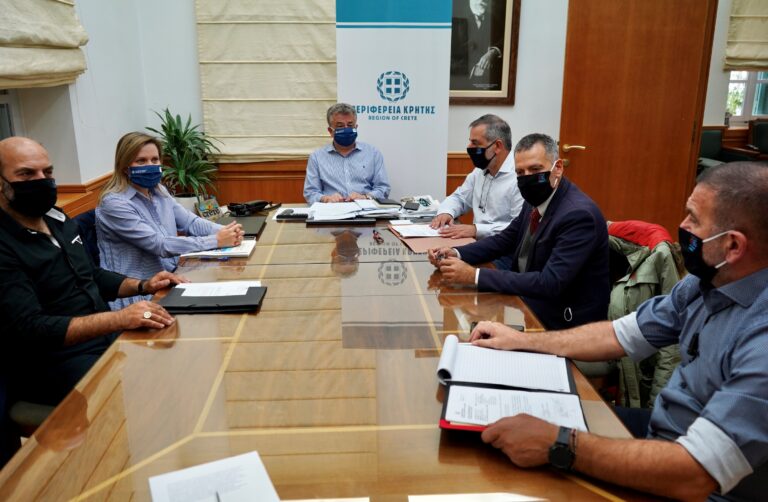 Αναπτυξιακά θέματα και έργα του Δήμου Οροπεδίου Λασιθίου στη συνάντηση Περιφερειάρχη και Δημάρχου