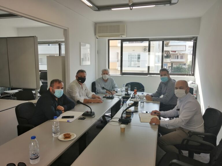 Η τεχνική υποστήριξη του Δήμου Μινώα Πεδιάδας στο επίκεντρο συνάντησης του Μ. Φραγκάκη με τον Δ/ντα Σύμβουλο του ΟΑΚ