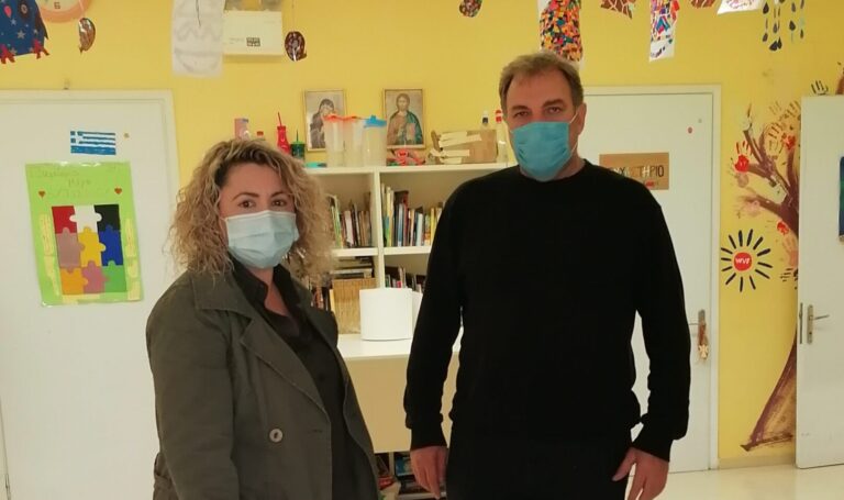 Στο Κέντρο “Δικαίωμα στη ζωή” η Διοικήτρια της ΥΠΕ Κρήτης