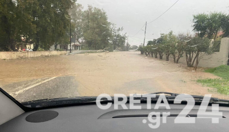 Σαρωτικό το πέρασμα της κακοκαιρίας στην Κρήτη (εικόνες & βίντεο)