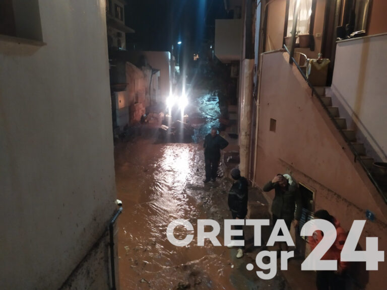 Στην Κρήτη κυβερνητικό κλιμάκιο – Κινδύνευσαν ανήλικα παιδιά από τις πλημμύρες(εικόνες)