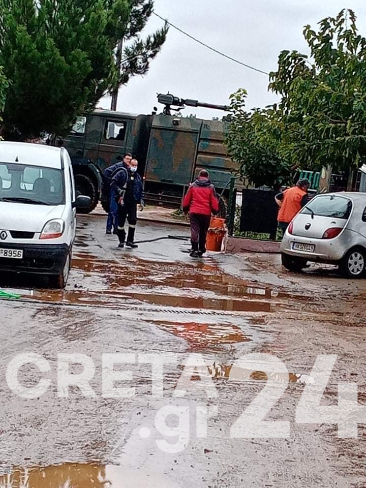 Ηράκλειο: Ζημιές από την κακοκαιρία για δεύτερη ημέρα – SOS για εντονότερα φαινόμενα (εικόνες – βίντεο)