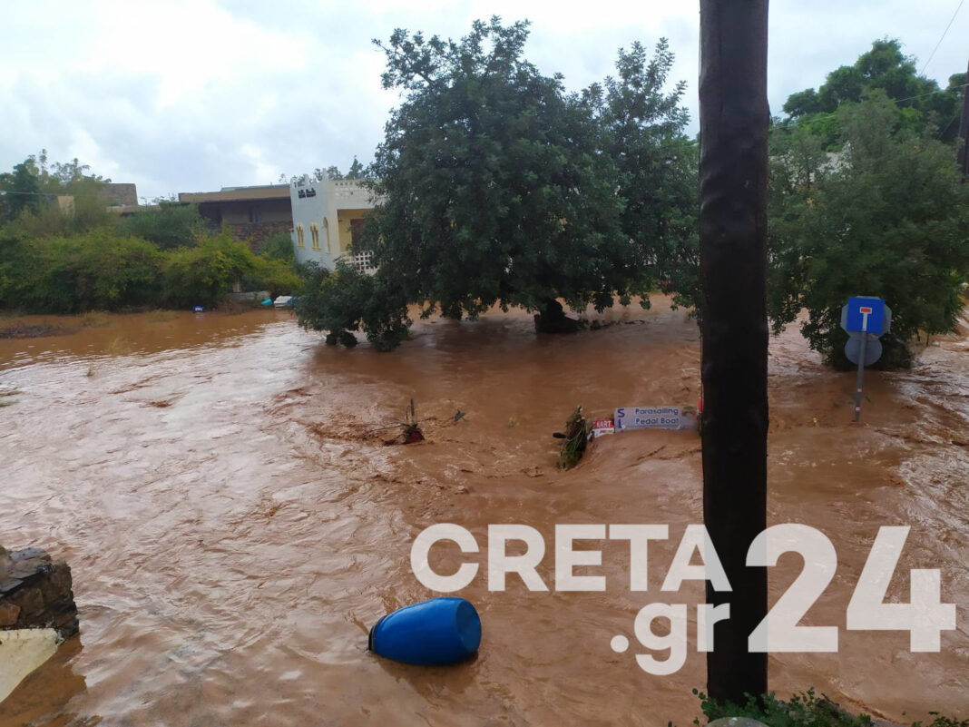 Κρήτη: Σε ξενοδοχεία μεταφέρονται οι πληγέντες από την κακοκαιρία