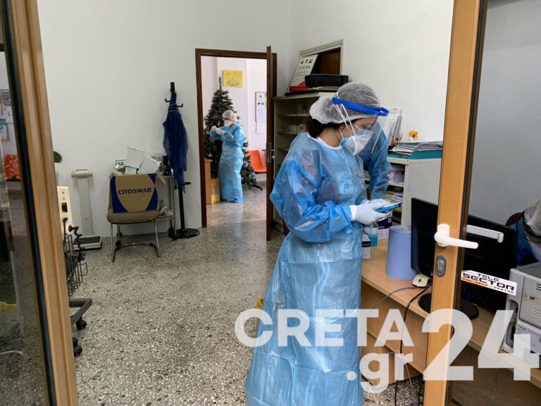 Κορωνοϊός: Στο Ηράκλειο κινητές μονάδες του ΕΟΔΥ – Τεστ στους κατοίκους του χωριού μετά τα κρούσματα