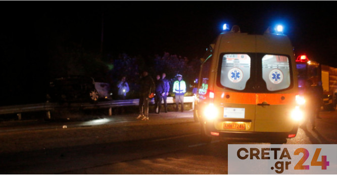Νέα τραγωδία στους δρόμους της Κρήτης – Νεκρός 34χρονος σε τροχαίο