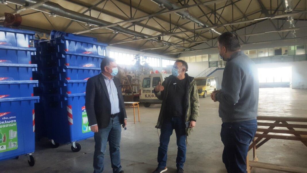 Νέοι κάδοι ανακύκλωσης στο δήμο Μινώα Πεδιάδας