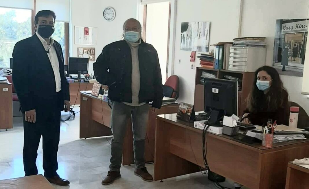 Ηράκλειο: Ευχήθηκε στους εργαζόμενους ο Αντιπεριφερειάρχης