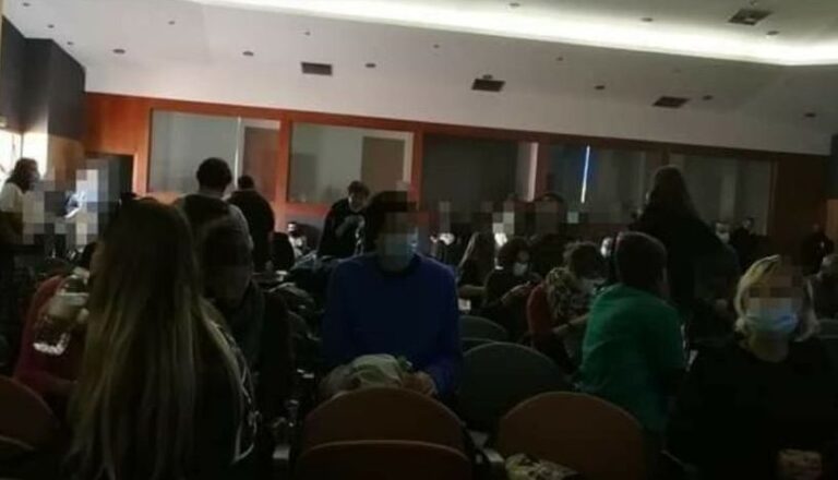 Γρηγορόπουλος : Έντονες διαμαρτυρίες των προσαχθέντων για τις υγειονομικές συνθήκες κράτησης τους