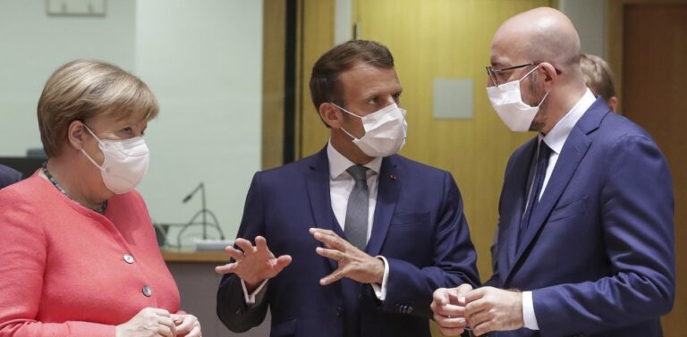 Σύνοδος Κορυφής: Συμβιβαστική πρόταση Μέρκελ – Μακρόν για Τουρκία