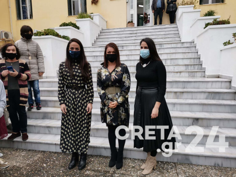 Στο Ηράκλειο η Δόμνα Μιχαηλίδου (εικόνες)