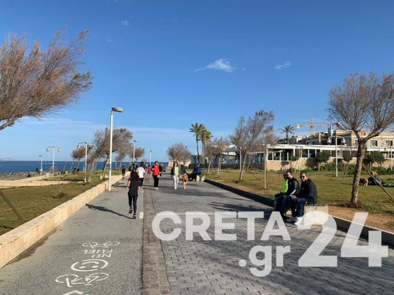 Ο καλός καιρός οδήγησε τους Ηρακλειώτες στη «μετακίνηση 6» (εικόνες)