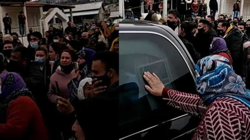 Απίστευτες εικόνες συνωστισμού σε κηδεία