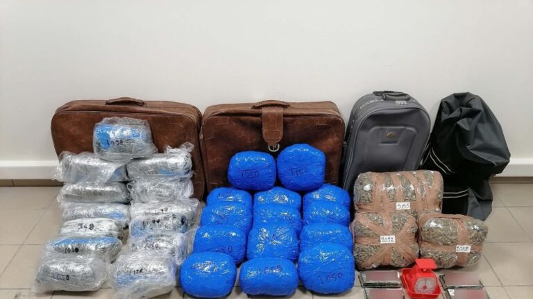 Έφερναν ναρκωτικά από Τουρκία και Αλβανία – Συνελήφθησαν με 40 κιλά κάνναβης και ηρωίνης