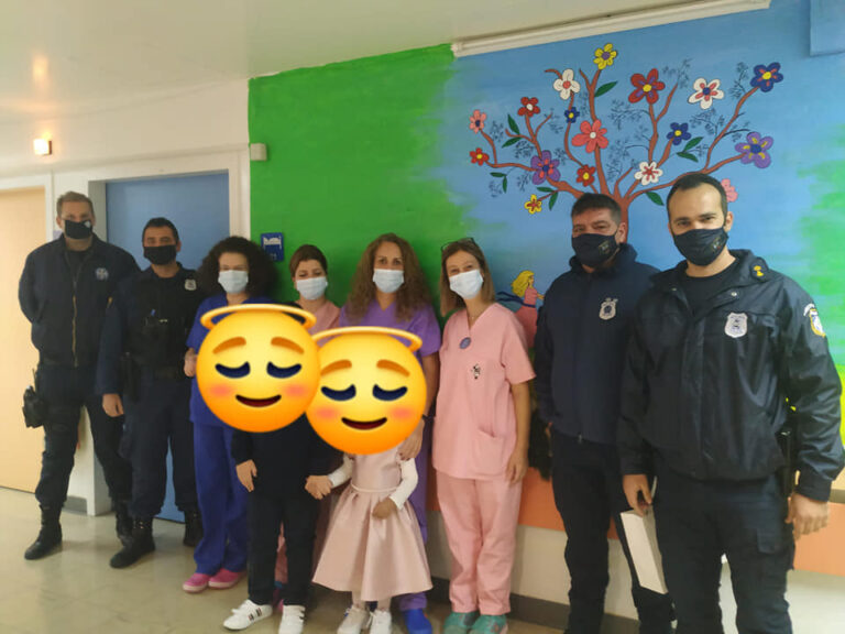 Ηράκλειο: Σκόρπισαν χαμόγελα στους μικρούς ήρωες (εικόνες)