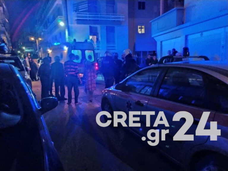 Αιματηρό επεισόδιο στο Ηράκλειο με έναν τραυματία (εικόνες)