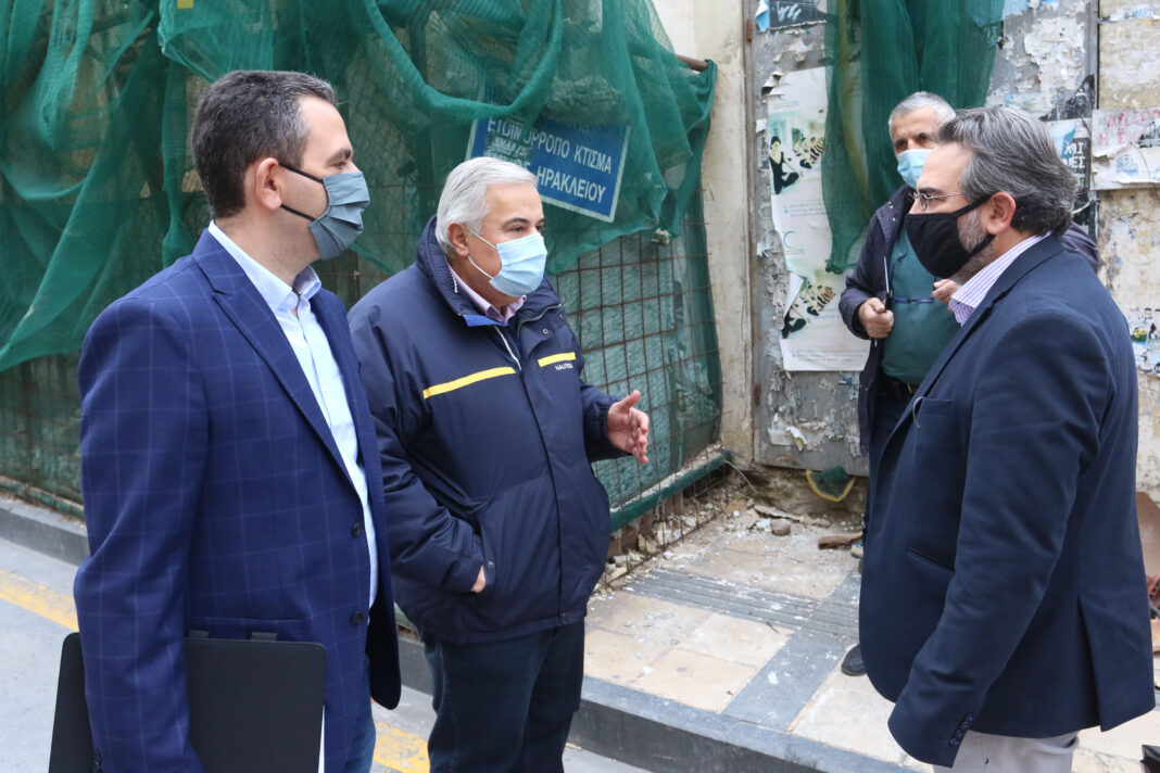 Ηράκλειο: Συνάντηση Β. Λαμπρινού με τον Γενικό Γραμματέα Χωροταξίας και Αστικού Περιβάλλοντος
