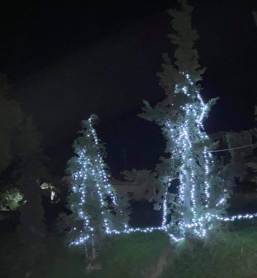 Ηράκλειο: Στολίστηκε με χριστουγεννιάτικα η τοπική κοινότητα Πιτσιδίων (εικόνες)
