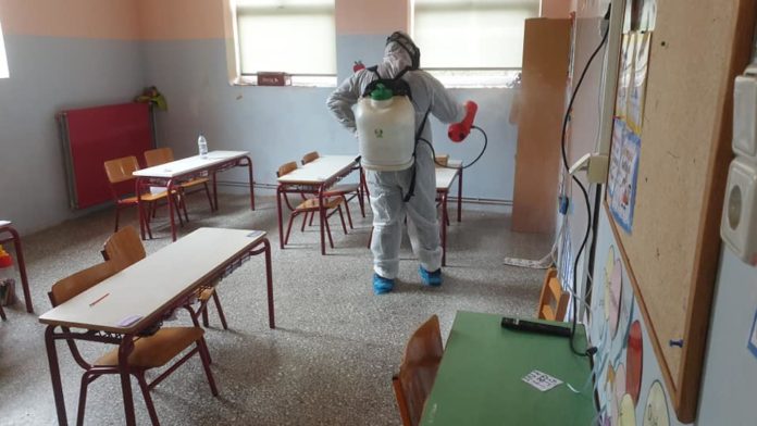 Κρήτη: Απολυμάνθηκε το δημοτικό σχολείο με το κρούσμα κορωνοϊού