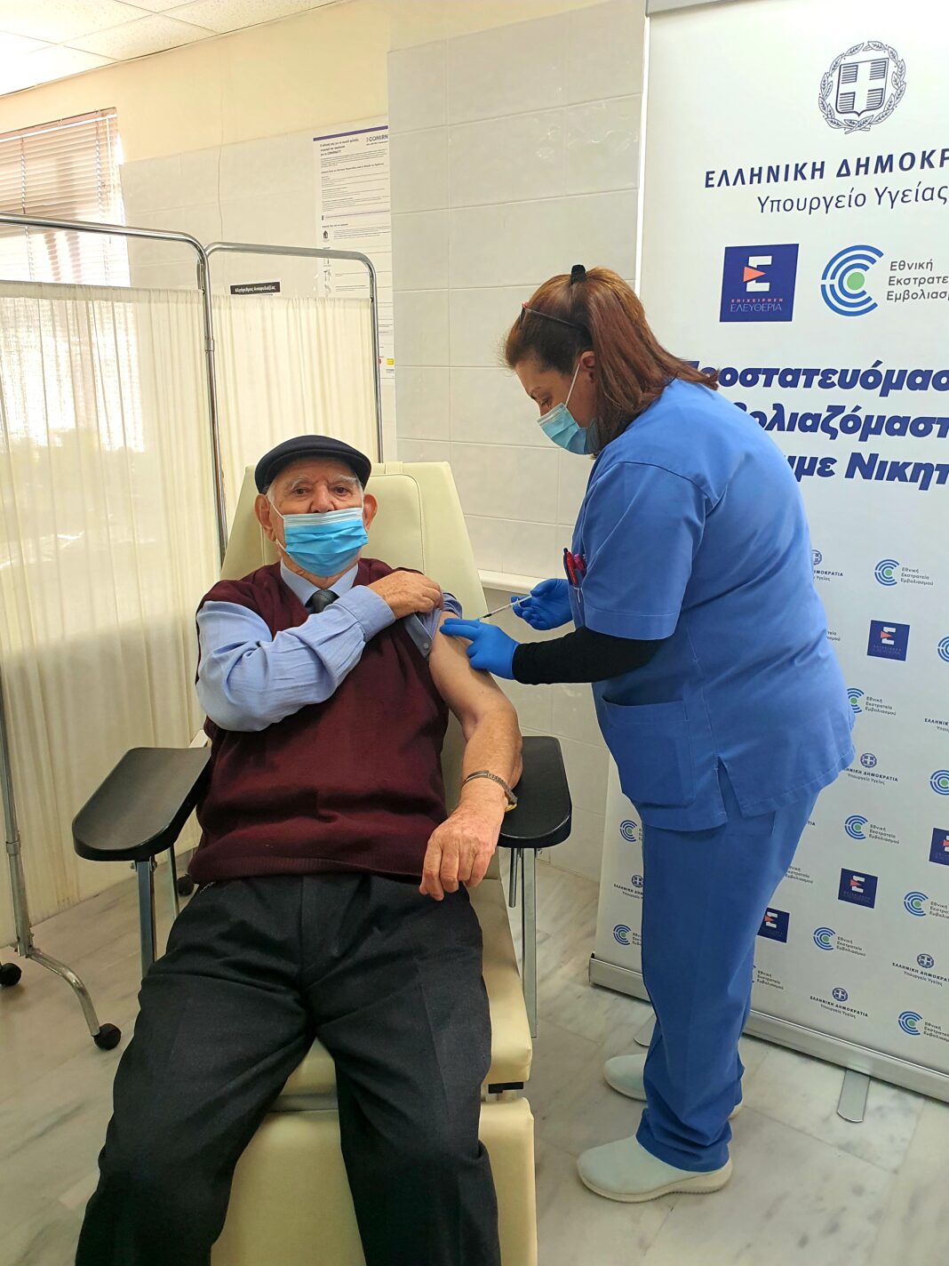 Κρήτη: Ξεκίνησαν οι εμβολιασμοί άνω των 85 ετών σε δομές Πρωτοβάθμιας Φροντίδας Υγείας