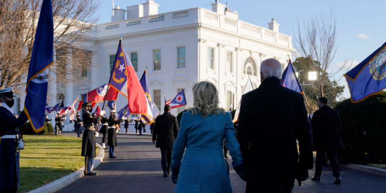 Ο Τζο Μπάιντεν έφτασε στον Λευκό Οίκο  (εικόνες)