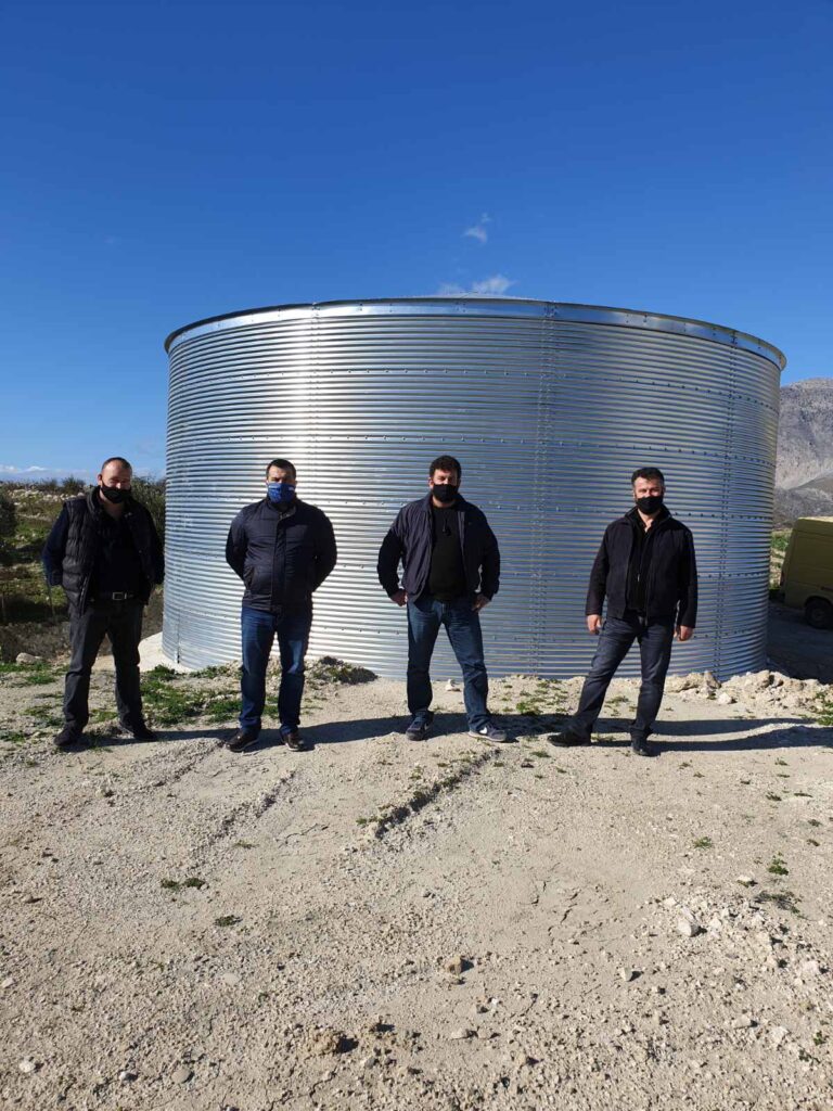 Ηράκλειο: Νέα δεξαμενή ύδρευσης στην Αγία Βαρβάρα