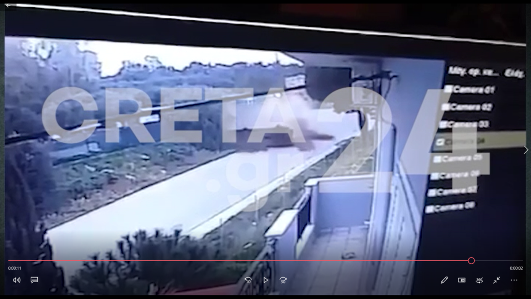 Κρήτη: Σοκαριστικό βίντεο από το φρικτό τροχαίο