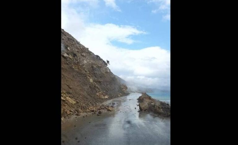 Προσοχή στους οδηγούς – Νέες κατολισθήσεις σε δρόμο της Κρήτης