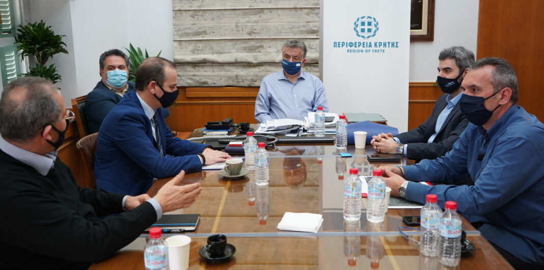 Ηράκλειο: Συνάντηση για την πορεία υλοποίησης των έργων κατασκευής του νέου Διεθνούς Αεροδρομίου