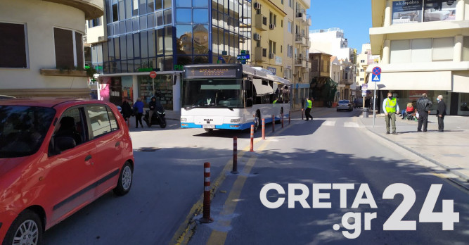 Ηράκλειο: Άνοιξε ο δρόμος για τα λεωφορεία