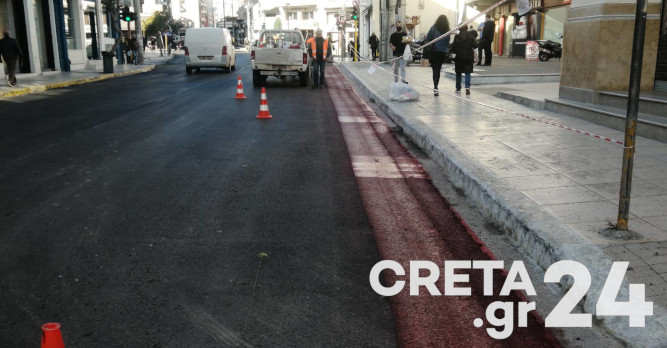 Κρήτη: Ξεκίνησαν οι εργασίες για τον ποδηλατόδρομο (εικόνες)