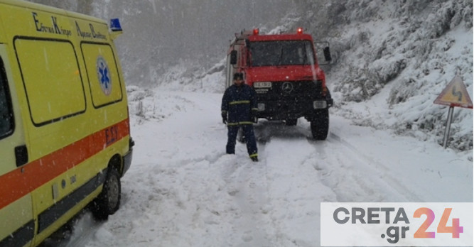 Νεκρός ο 56χρονος που είχε εγκλωβιστεί στην Κρήτη