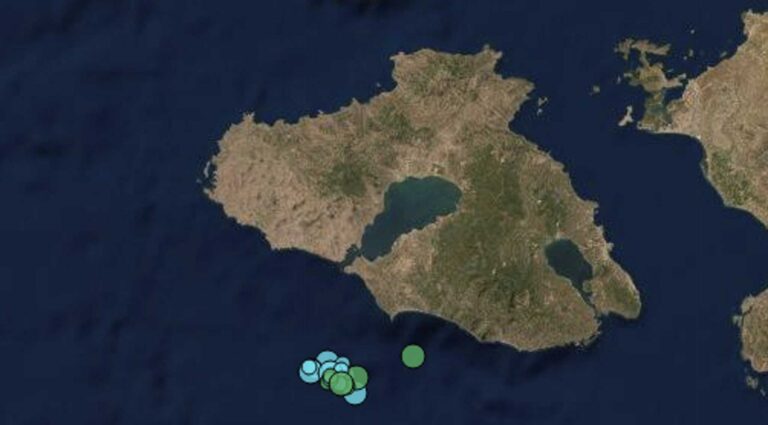 Σεισμός κοντά στη Μυτιλήνη