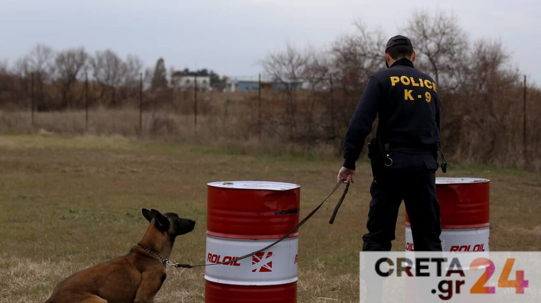 Ο αστυνομικός σκύλος «Ακύλας» οδήγησε στη σύλληψη δύο διακινητών ναρκωτικών