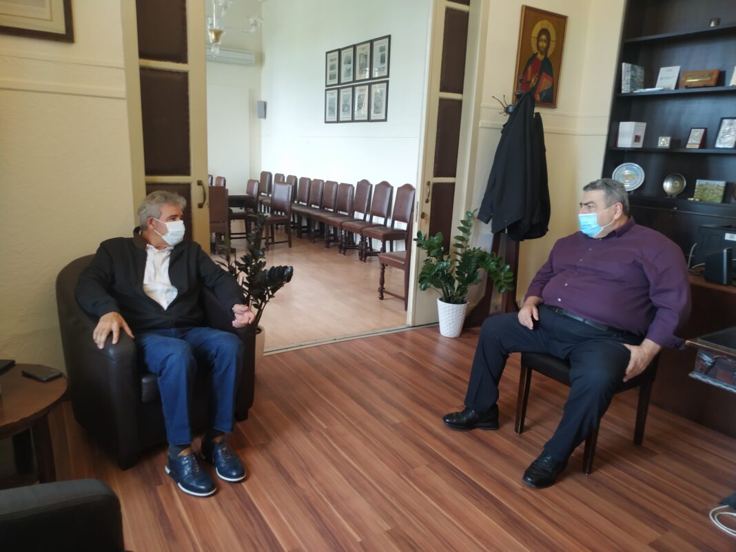 Συνάντηση Νίκου Καλογερή με τον Άρη Παπδογιάννη
