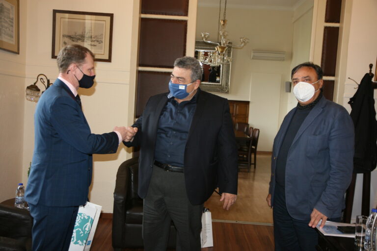 Στην αντιπεριφέρεια Χανίων ο νέος Ακόλουθος Άμυνας της Βρετανικής Πρεσβείας στην Αθήνα