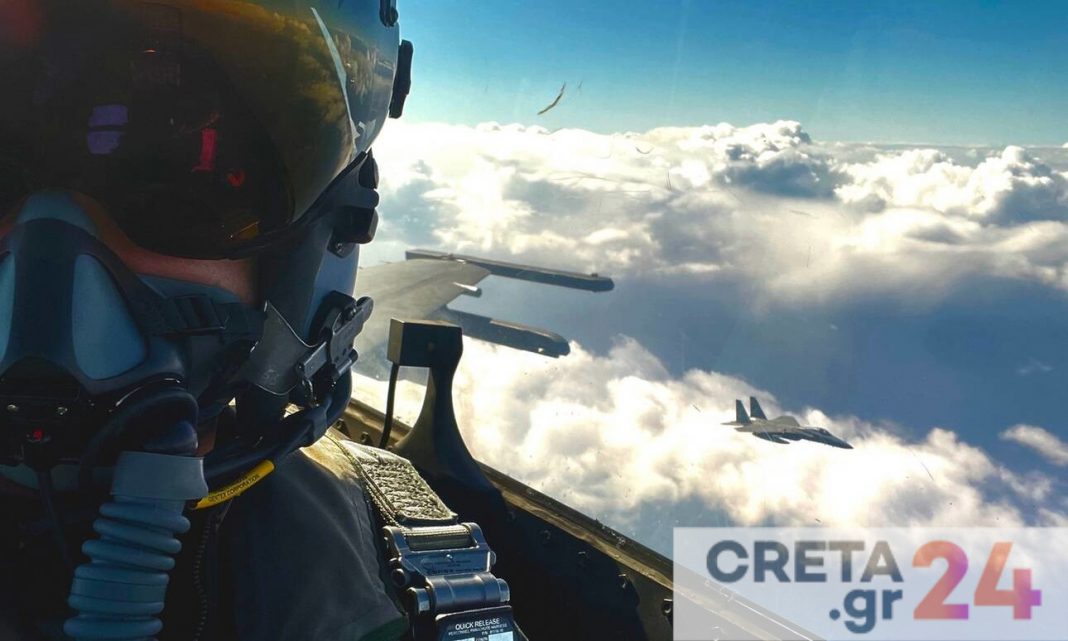 Κρήτη: Εντυπωσιακές εικόνες από την άσκηση με τη Σαουδική Αραβία