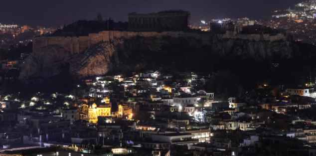 Ακρόπολη, Βουλή και Προεδρικό Μέγαρο έσβησαν τα φώτα τους -Συμμετείχαν στην Ωρα της Γης (εικόνες)