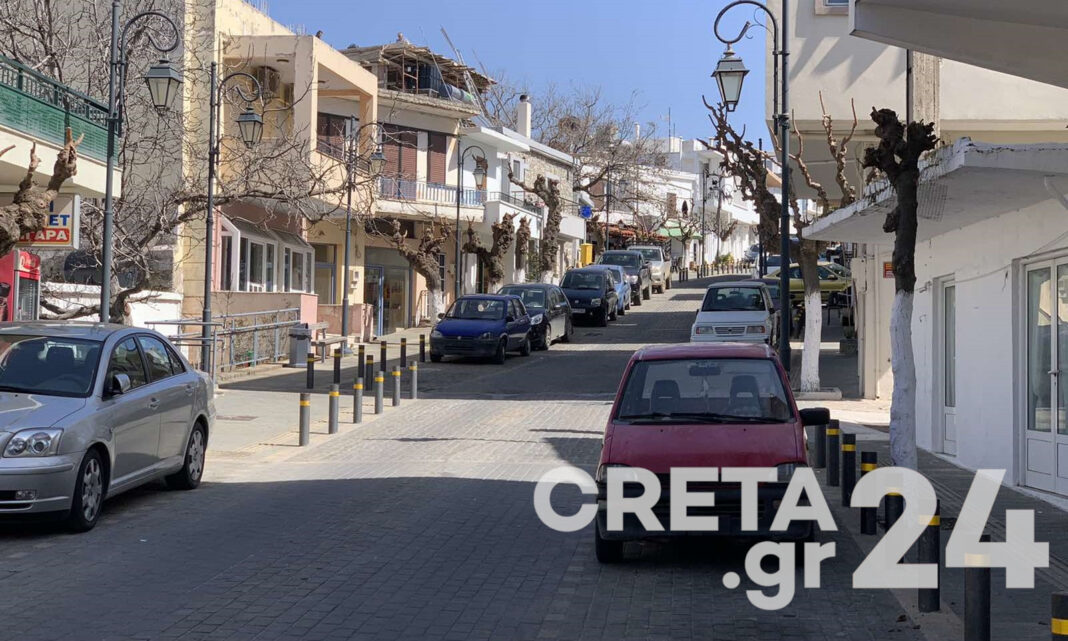 Κορωνοϊός: Στις αποχρώσεις του «βαθύ κόκκινου» δήμος της Κρήτης – Άδειασαν οι δρόμοι (εικόνες)